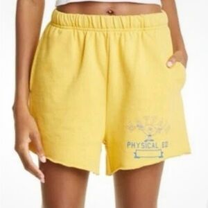 The Mayfair Group The new p.e cotton Yellow Athletic Shorts size small EUC